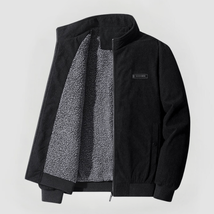 CORD JACKET WITH FLEECE