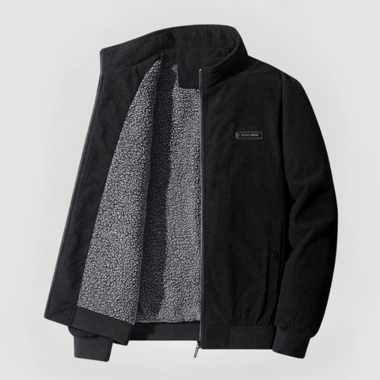 CORD JACKET WITH FLEECE