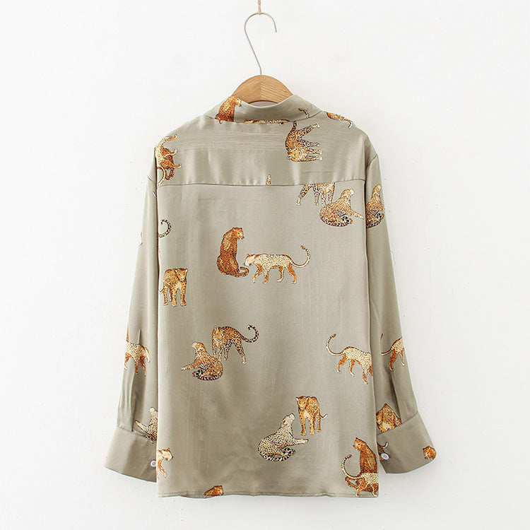 Leopard Blouse
