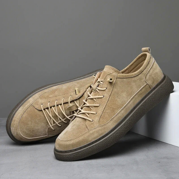 Maximus – Leren schoenen met dikke zool