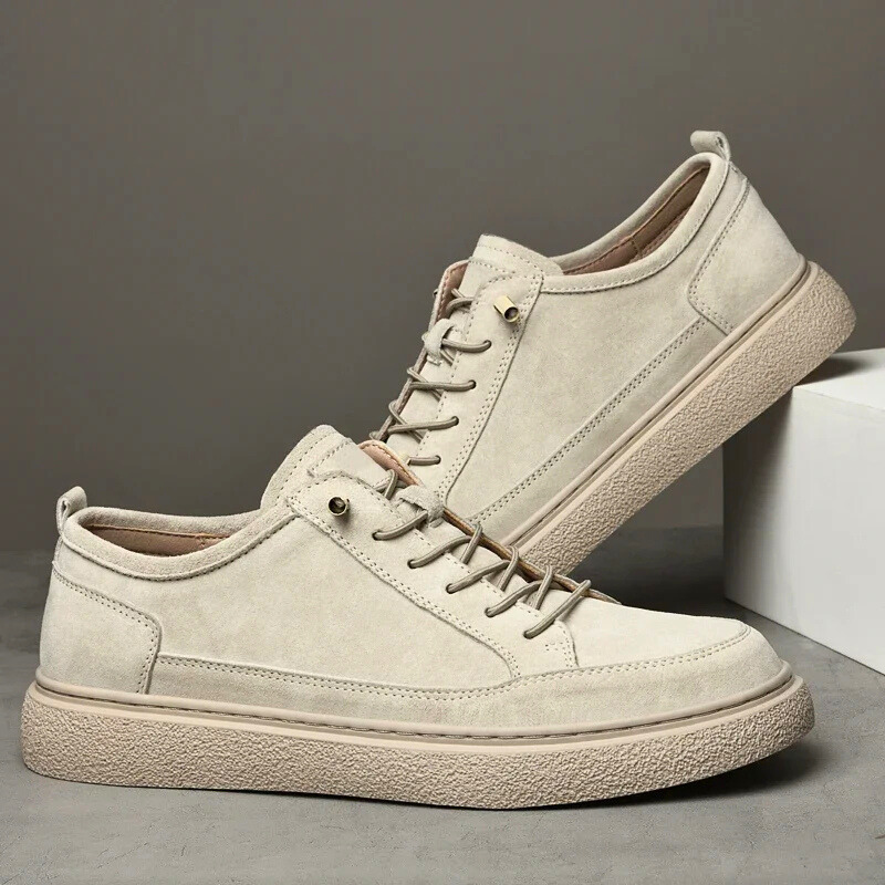 Maximus – Leren schoenen met dikke zool