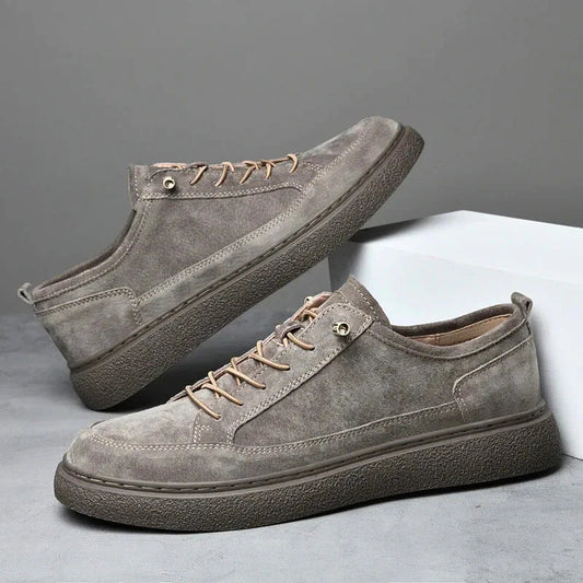 Maximus – Leren schoenen met dikke zool