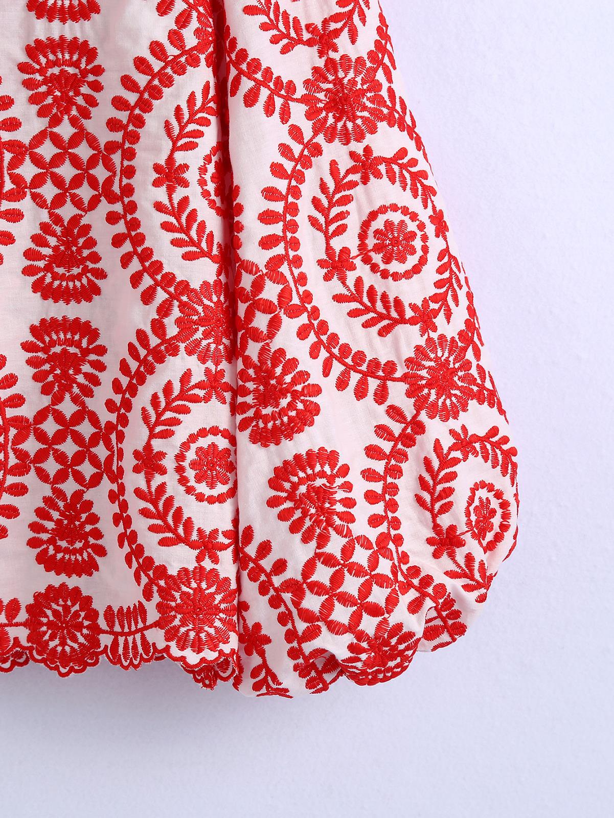 Blouse met Lange Mouwen Borduurwerk